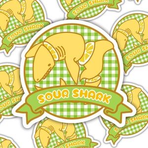 Sour Shark Sticker